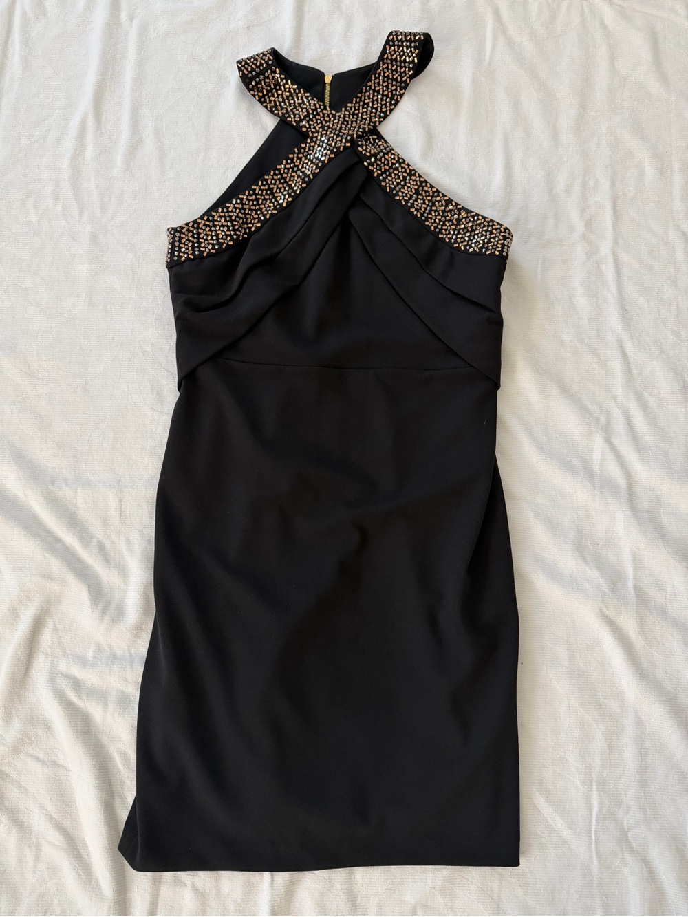 Calvin Klein Black Embellished Dress